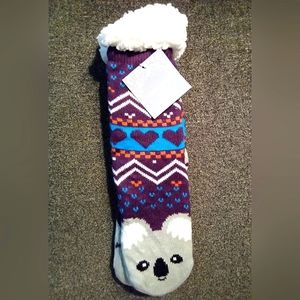 NWT Sherpa Critter Socks 🐨
